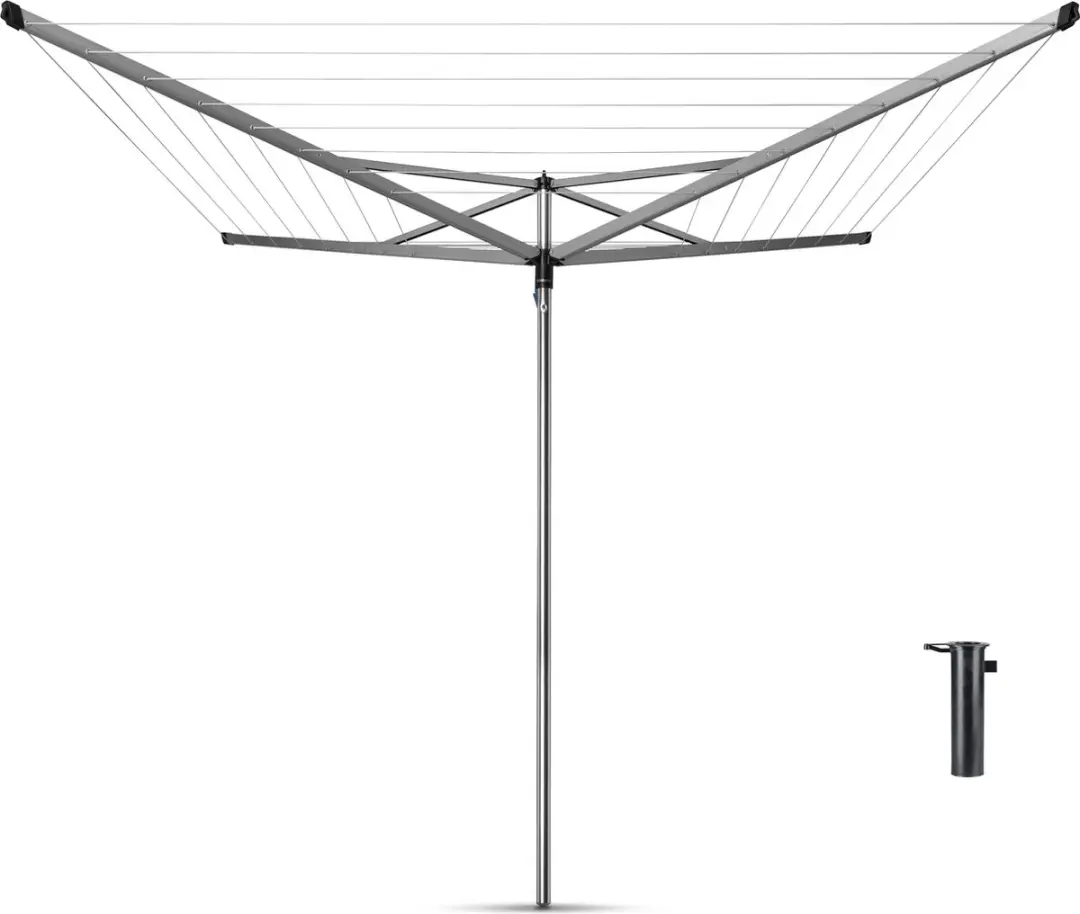 Brabantia Essential Droogmolen 50m Metallic Grey