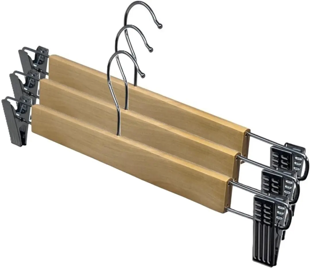 Excellent Houseware Houten Kledinghangers 33cm