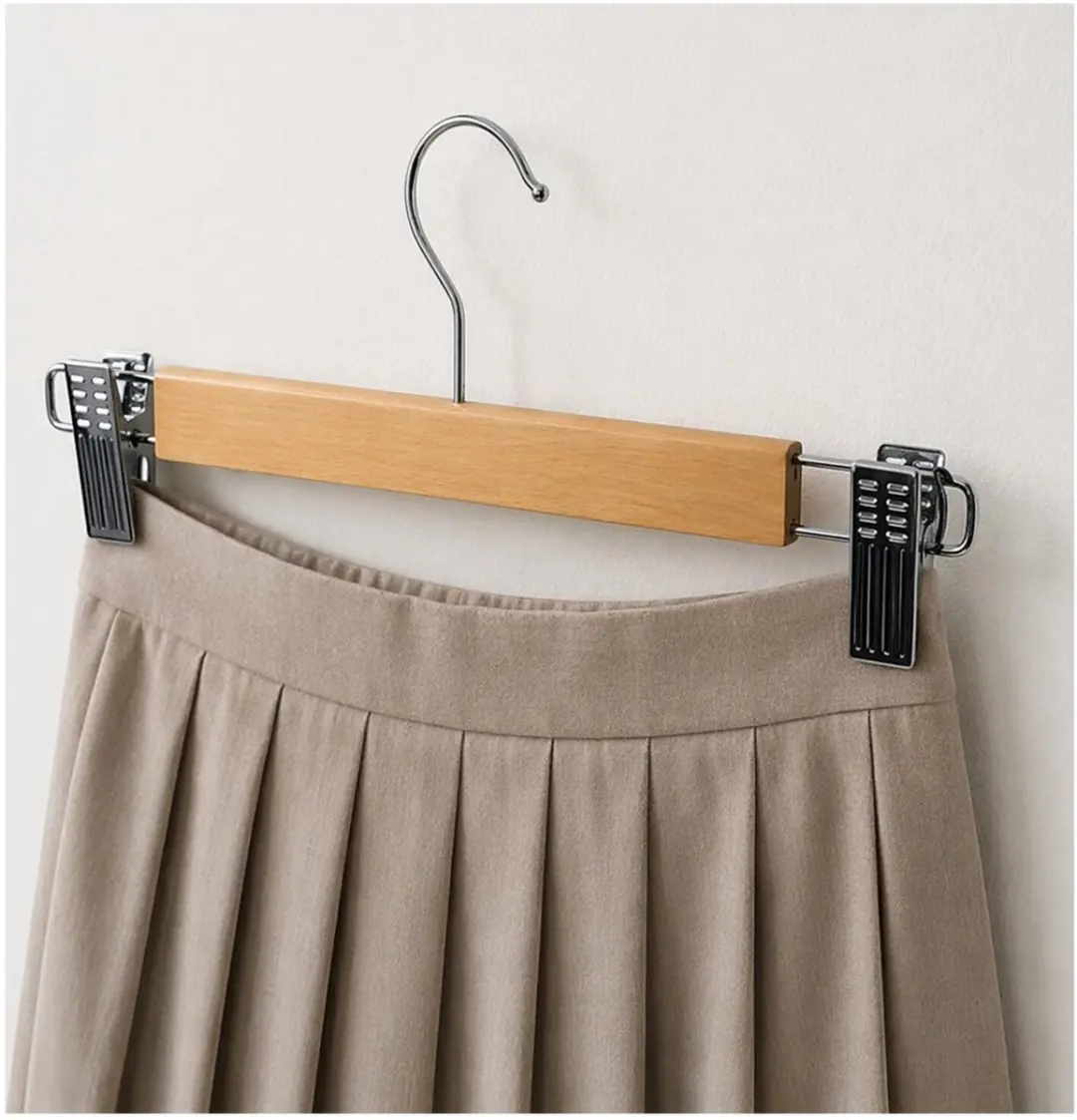 Excellent Houseware Houten Kledinghangers 33cm - 3 Stuks