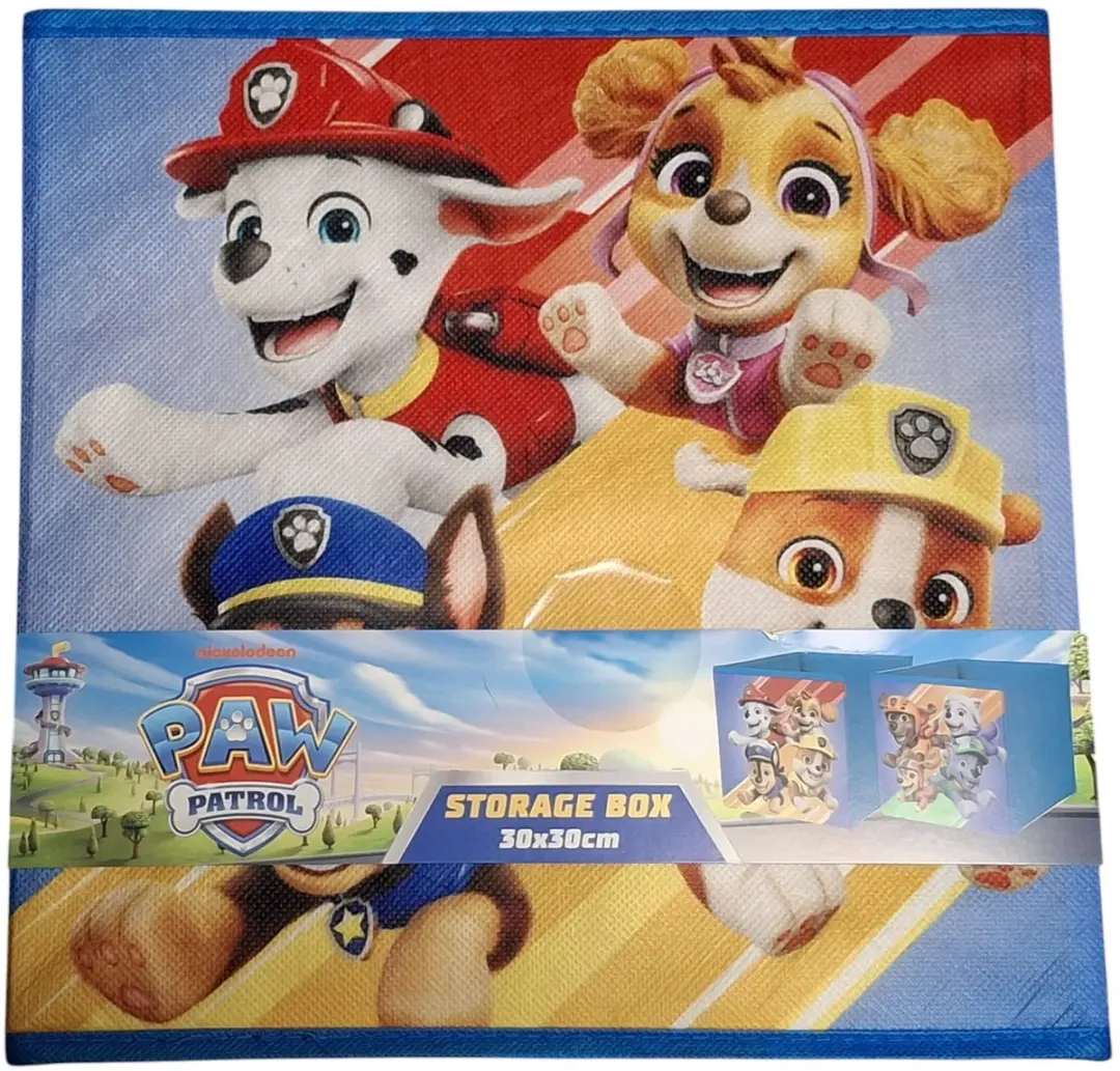 PAW Patrol Opvouwbare Opbergmand - 30x30x30cm - Blauw/Rood/Geel