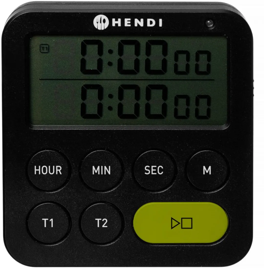 HENDI Dubbele Keukentimer - Magnetisch - Zwart - afbeelding 6 van 6
