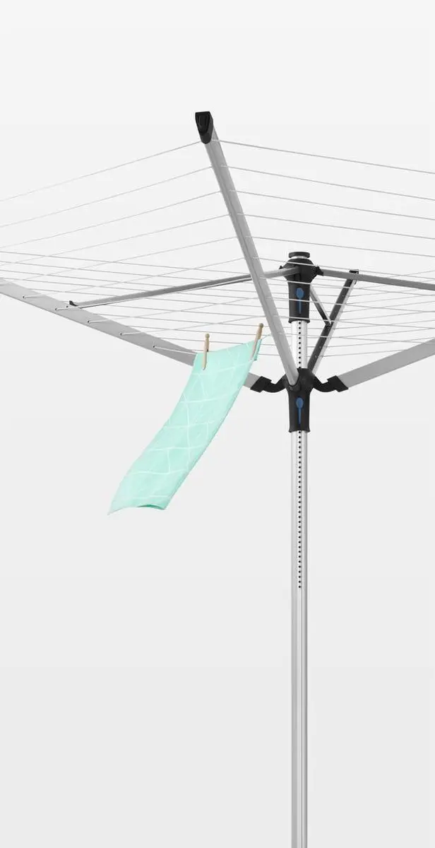 Brabantia Lift-O-Matic Advance 50m Droogmolen - Metallic Grey - afbeelding 6 van 6