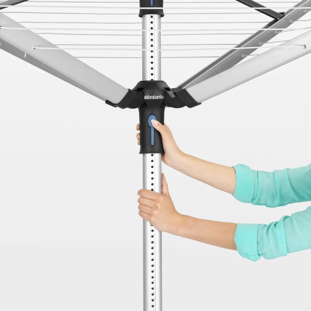 Brabantia Lift-O-Matic Advance 50m Droogmolen - Metallic Grey