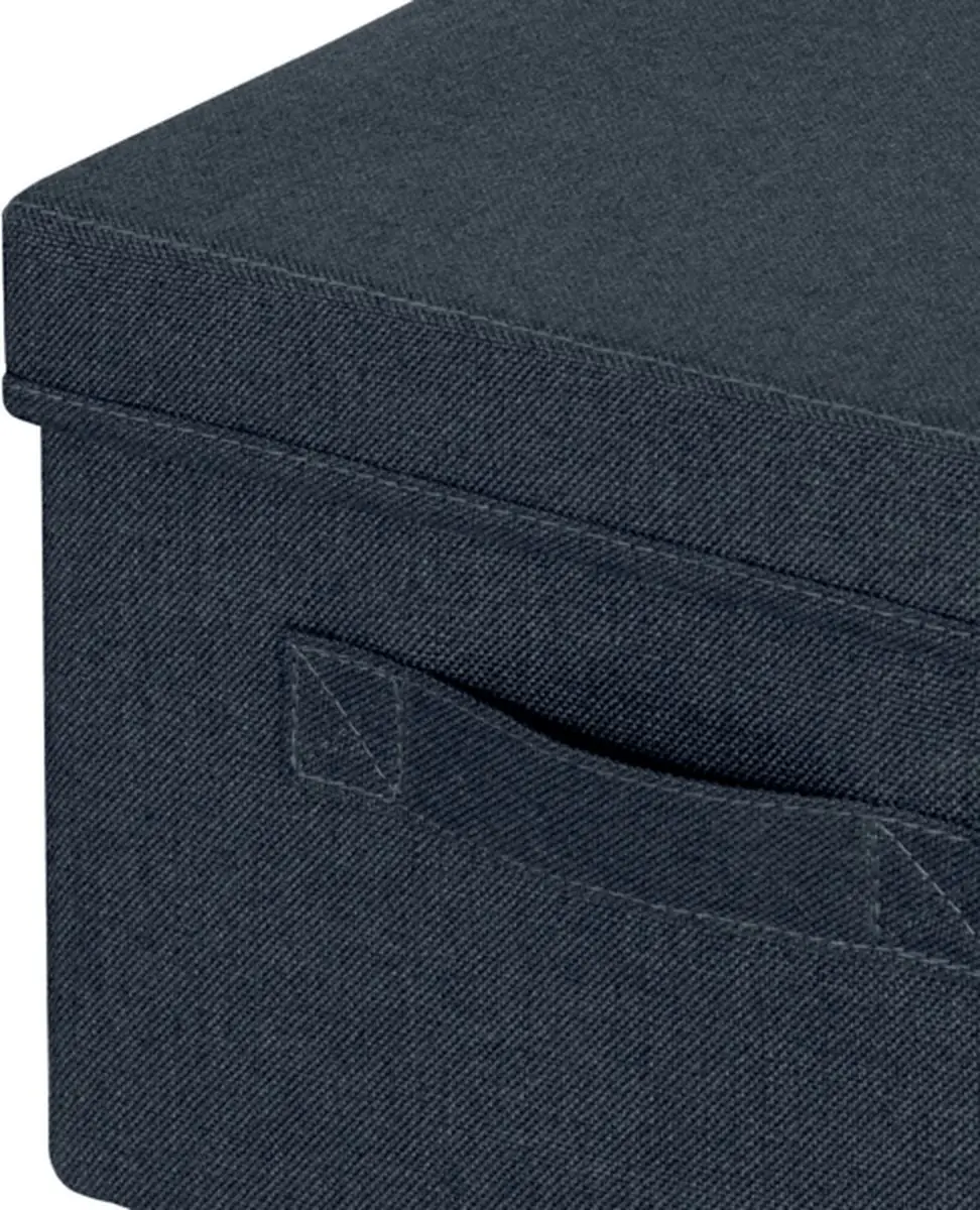 Leitz Stoffen Opbergdoos Fluweelgrijs - 9L - Set van 2