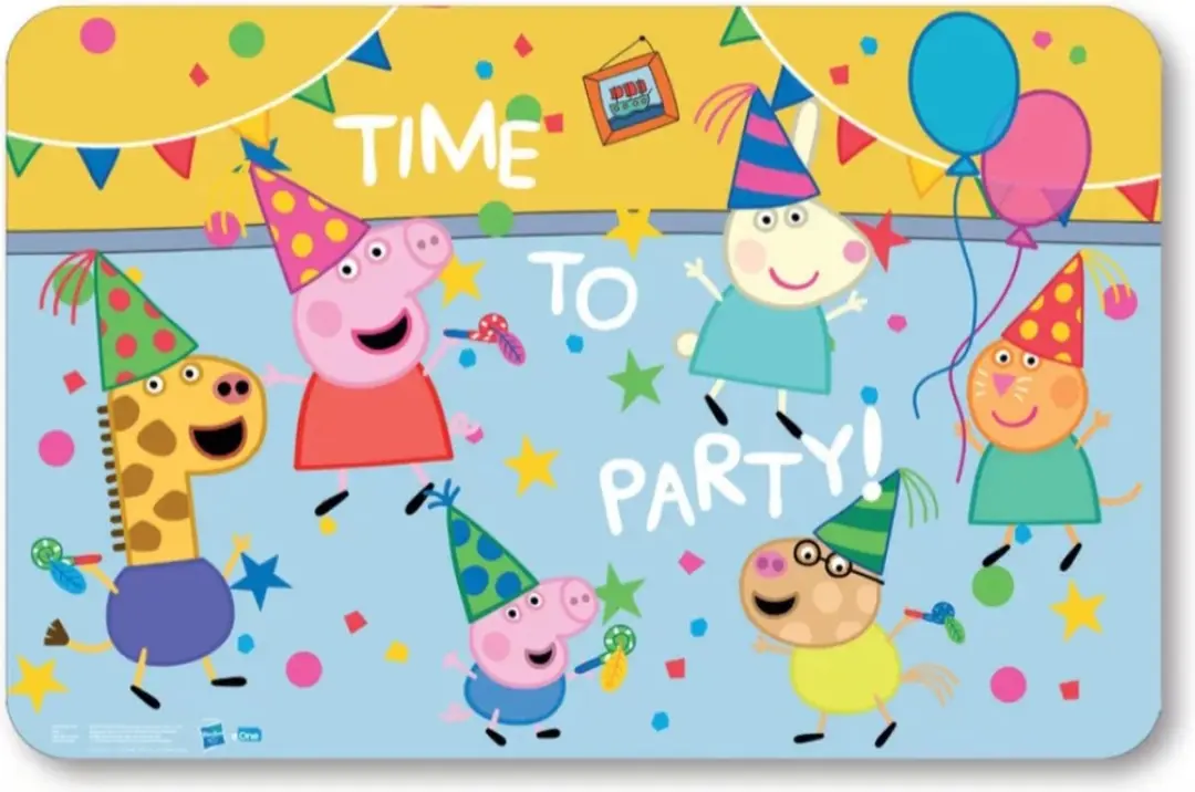 Peppa Pig Time to Party Placemat