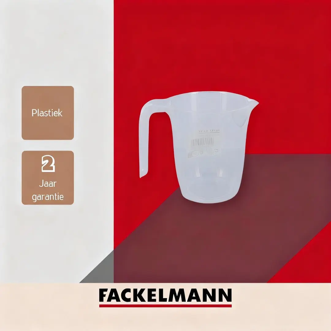 Fackelmann Basic Maatbeker 500ml - Transparant