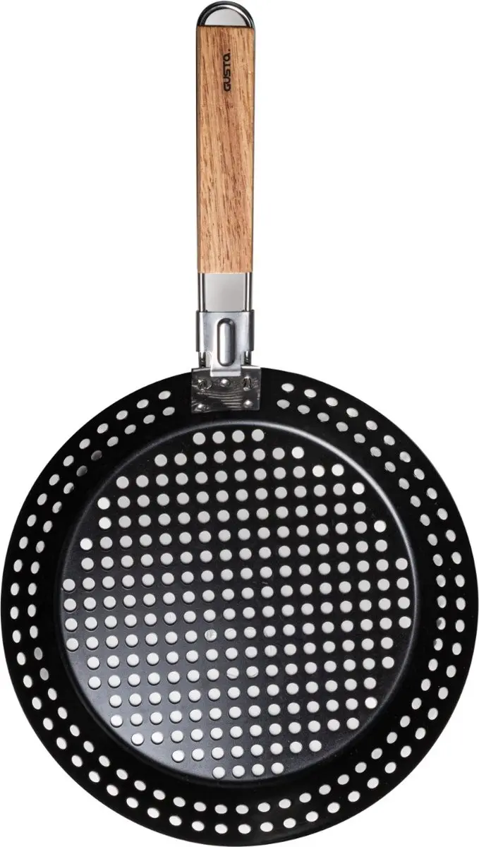 Gusta Grillin&Chillin BBQ Wok 30,5cm - Antiaanbaklaag