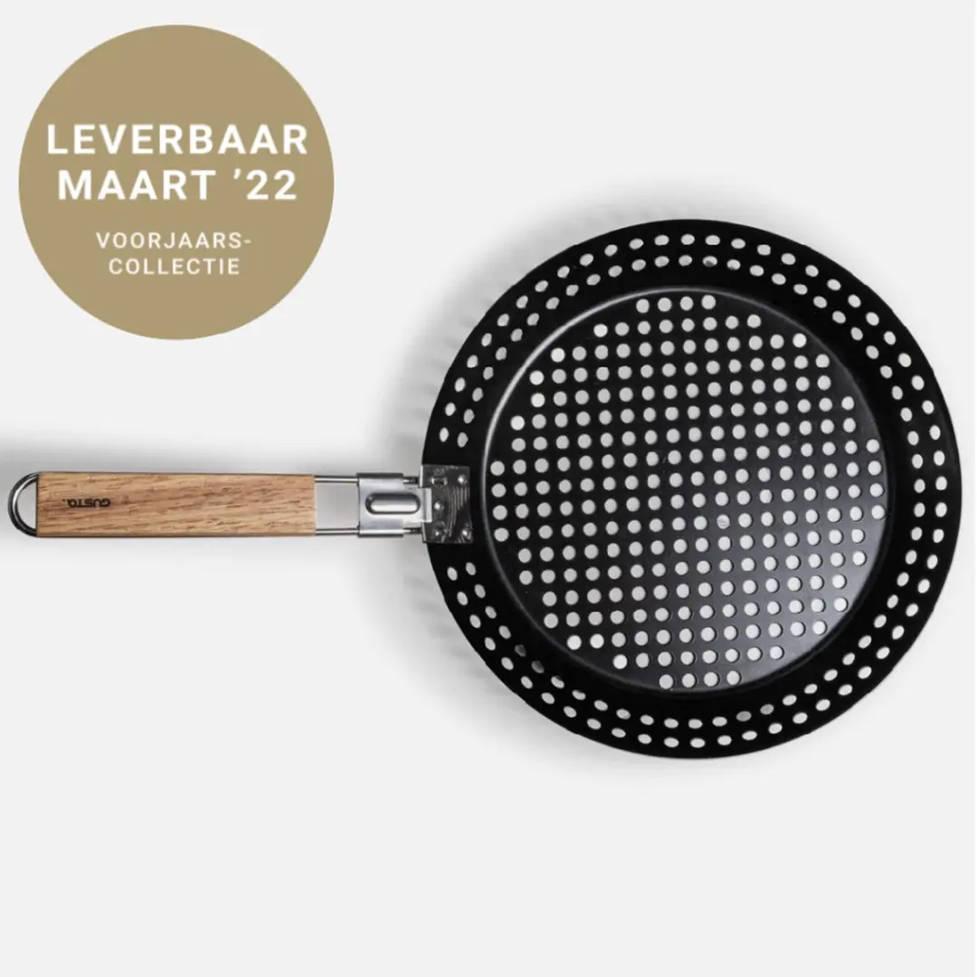 Gusta Grillin&Chillin BBQ Wok 30,5cm - Antiaanbaklaag