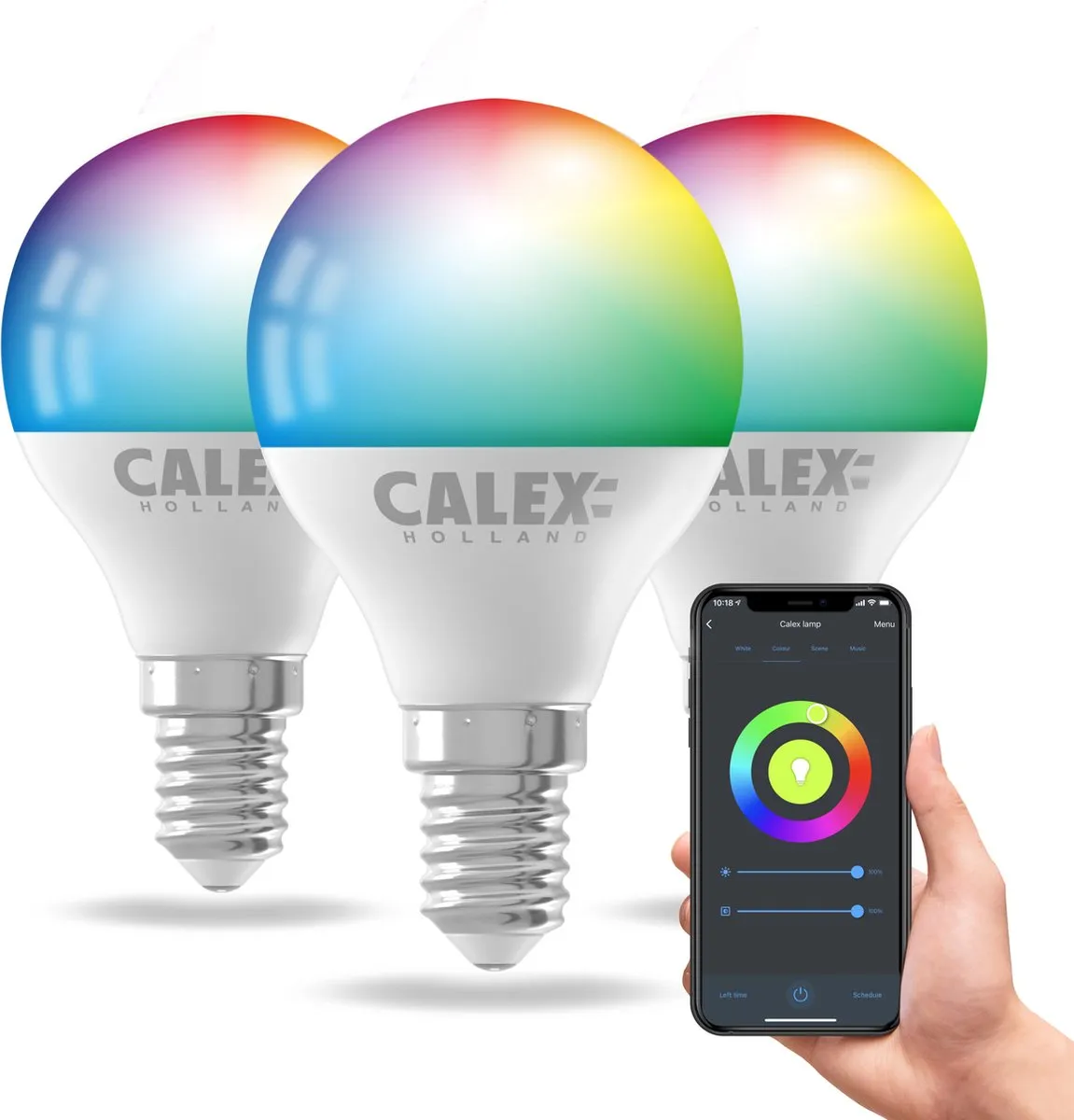 Calex Slimme LED Lamp RGBW E14 5W