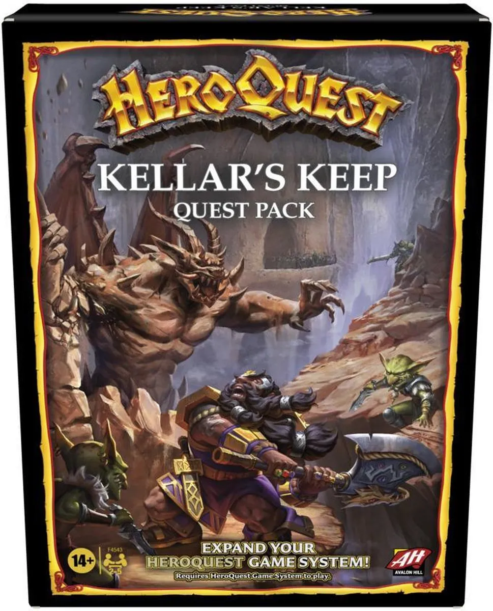 Hasbro HeroQuest Kellar's Keep - Avalon Hill Uitbreiding - 2-5 Spelers
