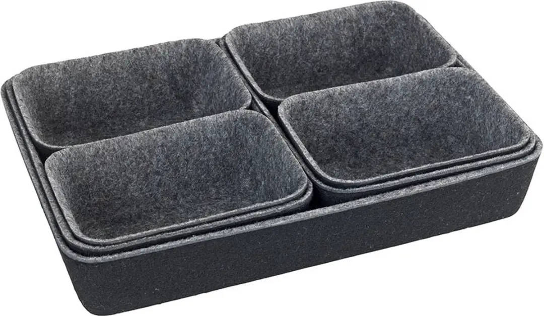 Wenko Ladebakjes set van vilt