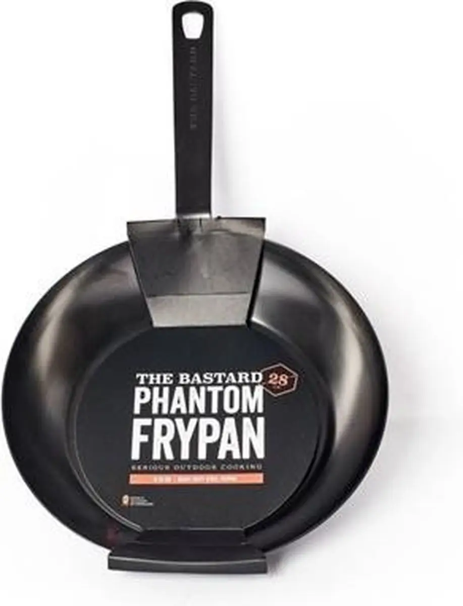 The Bastard Phantom Pan Steelpan 28cm - Zwart