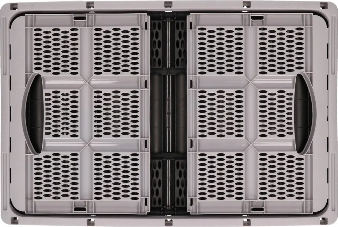 Excellent Houseware Vouwkrat 2x - 32L - Grijs/Zwart