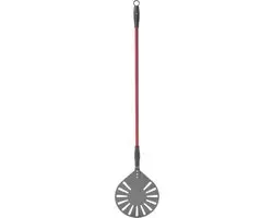 HENDI Ronde Geperforeerde Pizzaschep 23cm - Geanodiseerd Aluminium