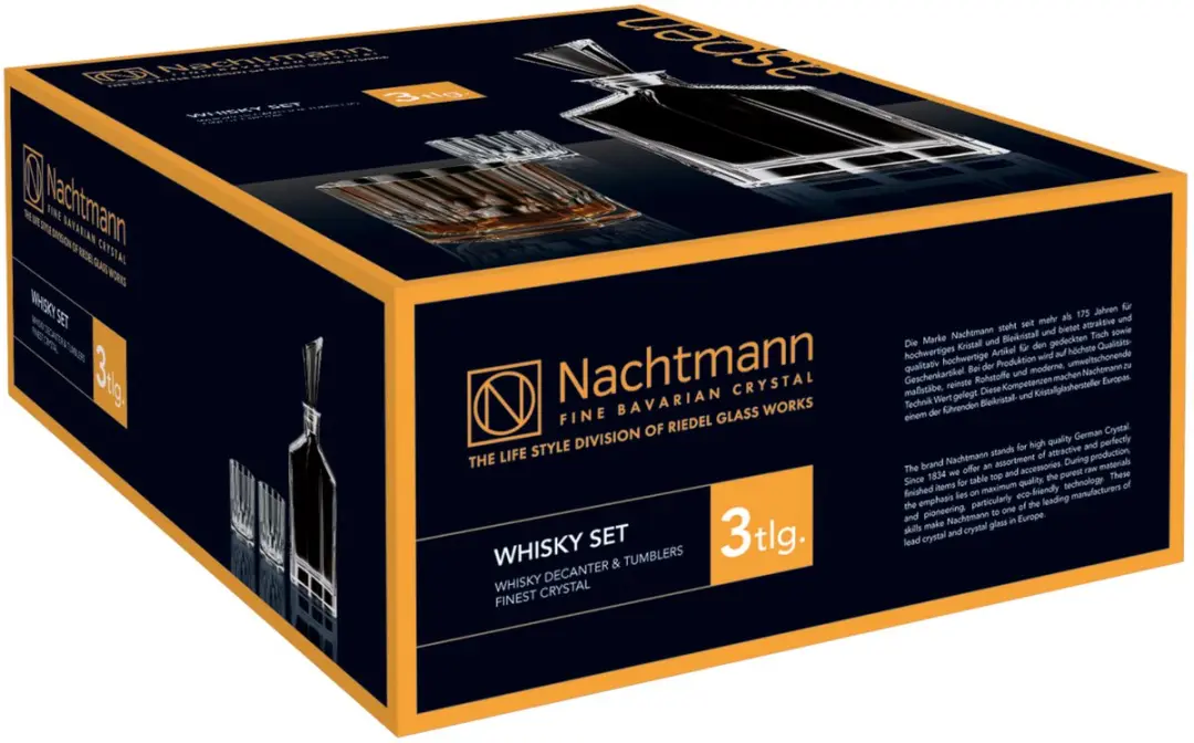 Nachtmann Aspen Whiskyset 3-delig - Transparant