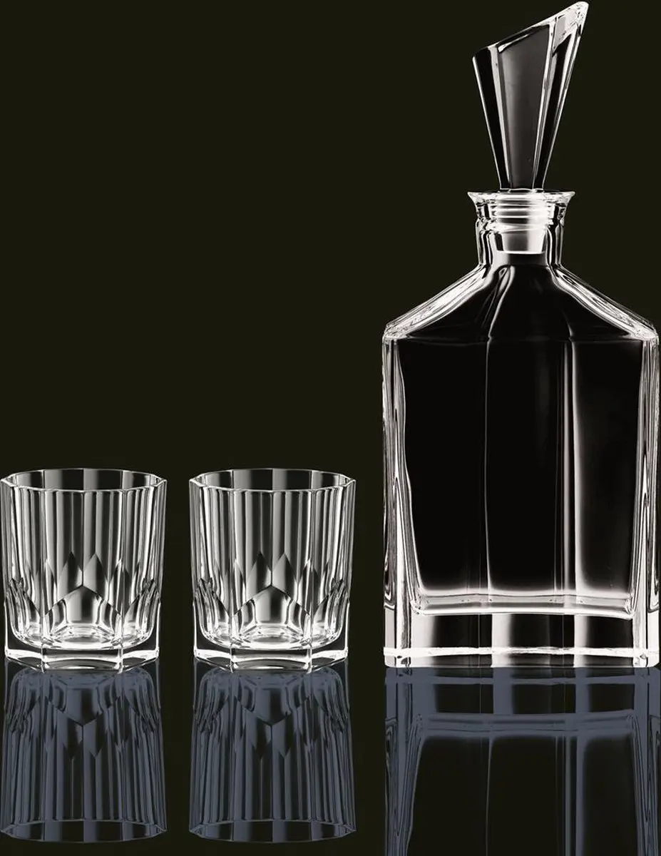 Nachtmann Aspen Whiskyset 3-delig - Transparant