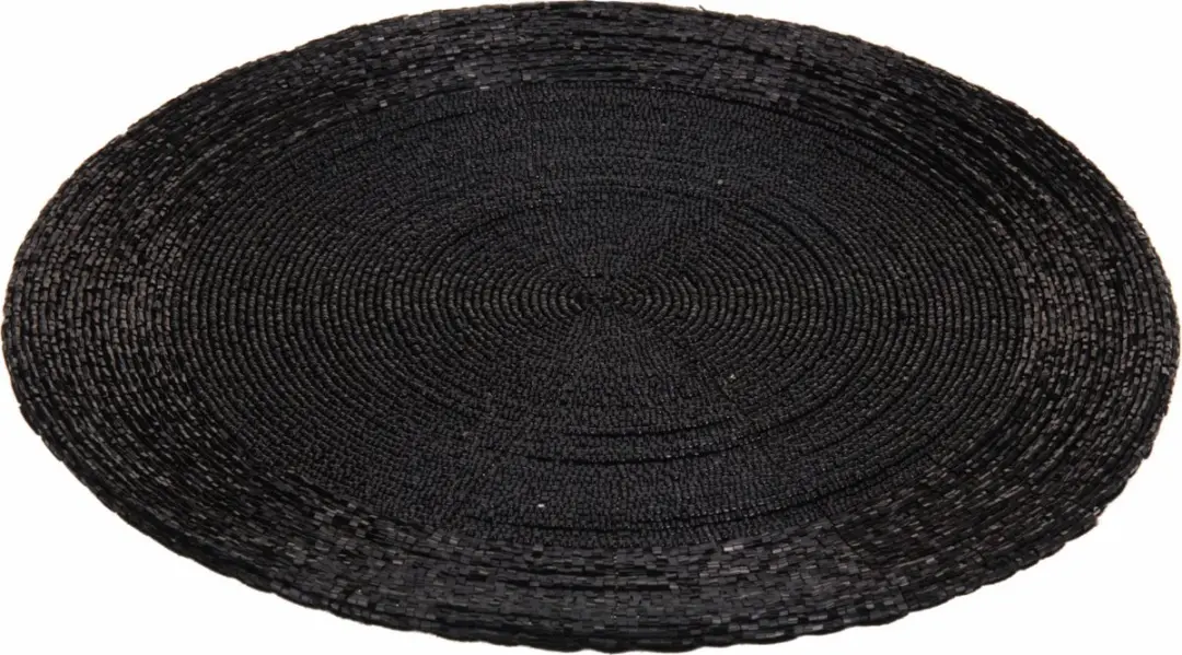 Excellent Houseware Rond Placemat Zwart Ø35cm