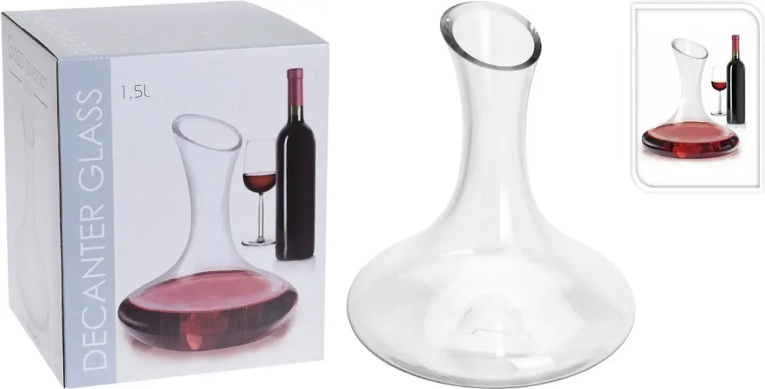Excellent Houseware Karaf 1500ml Glas