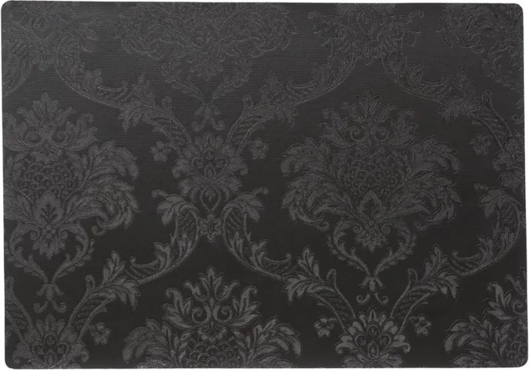 Wicotex Amatista Tafel Placemats 6 Stuks - 30x43cm - Zwart