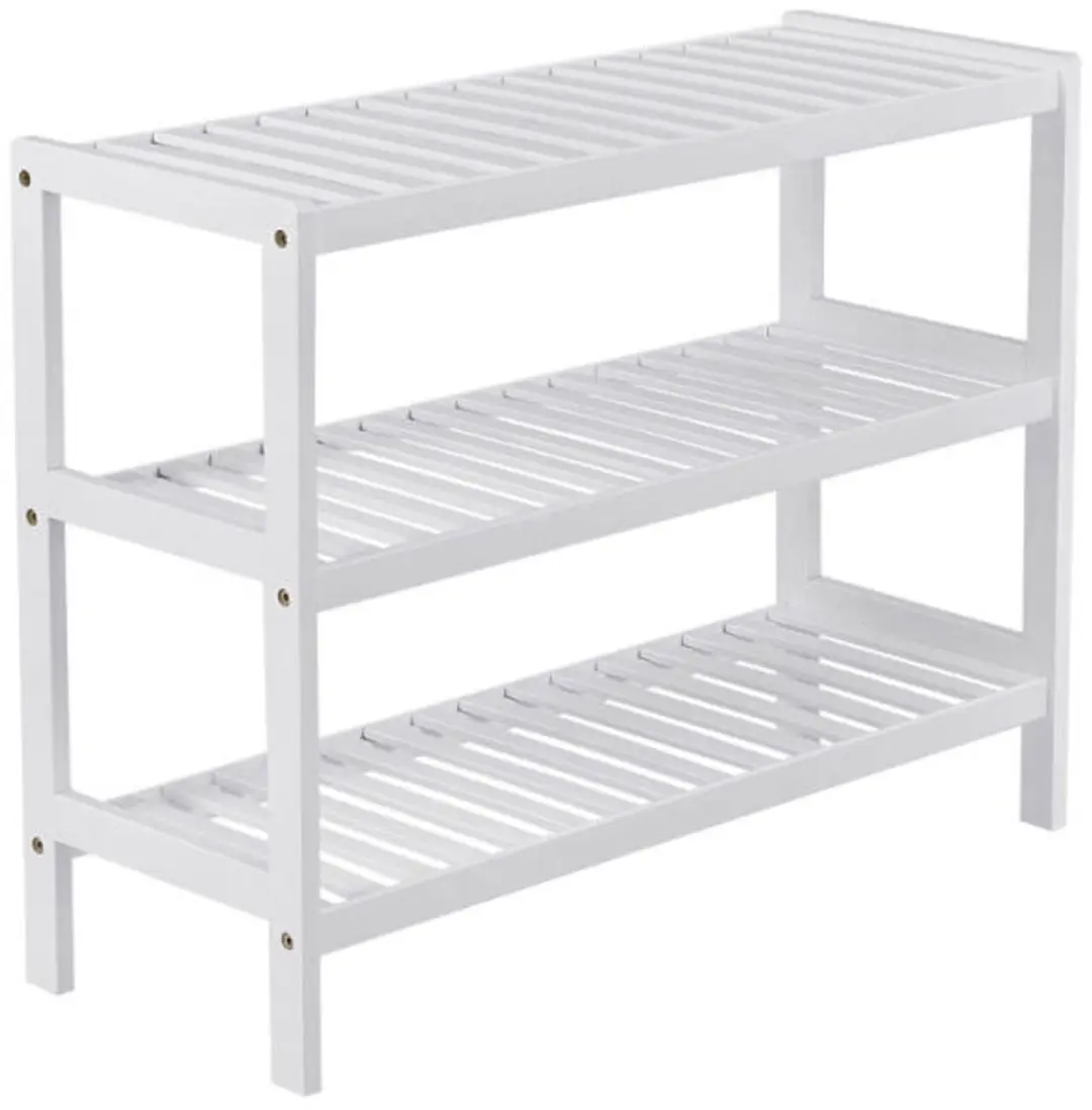 Songmics Schoenenrek Bamboe 26x70x55cm