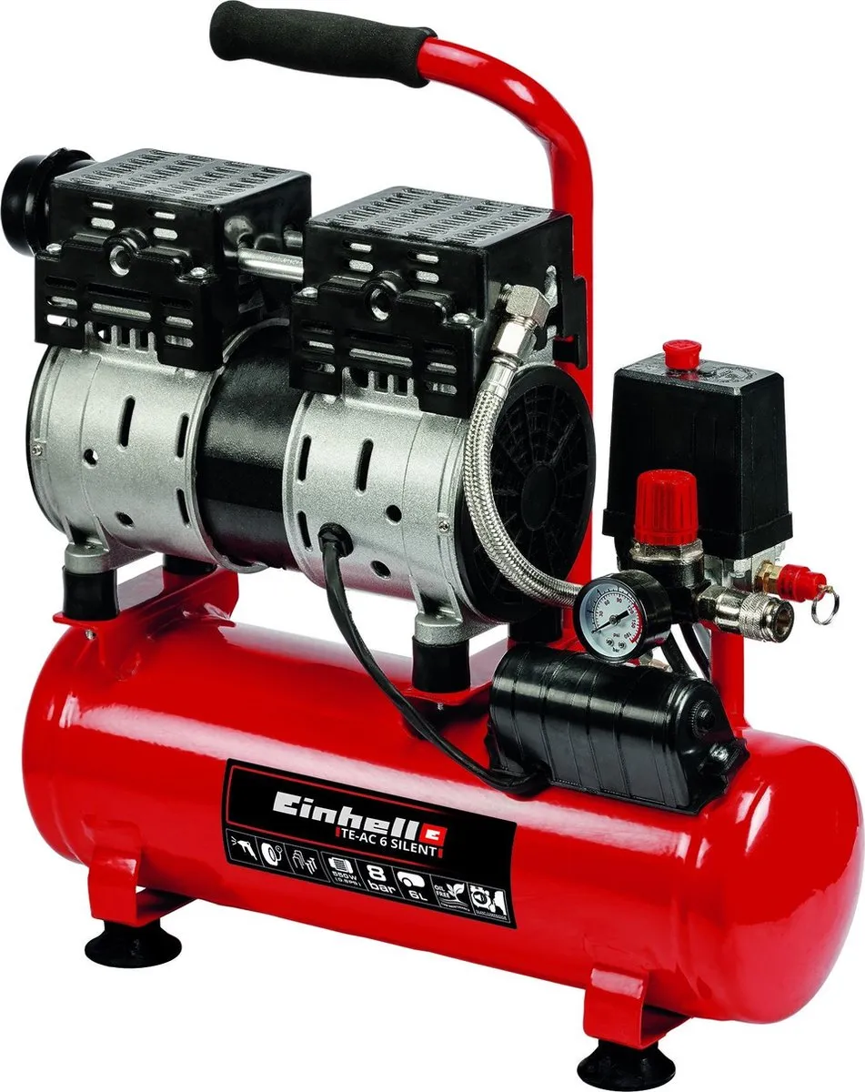 Einhell TE-AC 6 Silent Compressor 550W