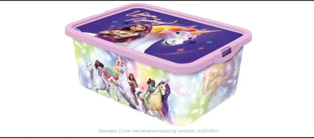 Unicorn Opbergbox 13L Multicolor