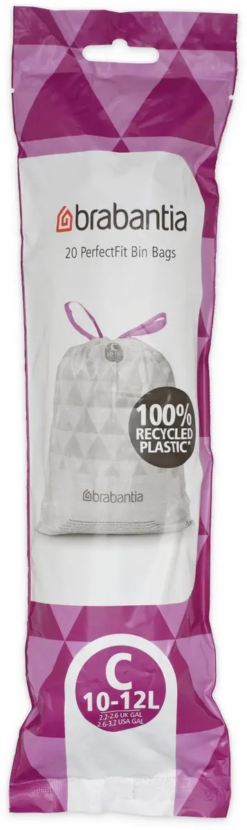 Brabantia PerfectFit Vuilniszakken 12L Code C - 200 Stuks - afbeelding 6 van 6