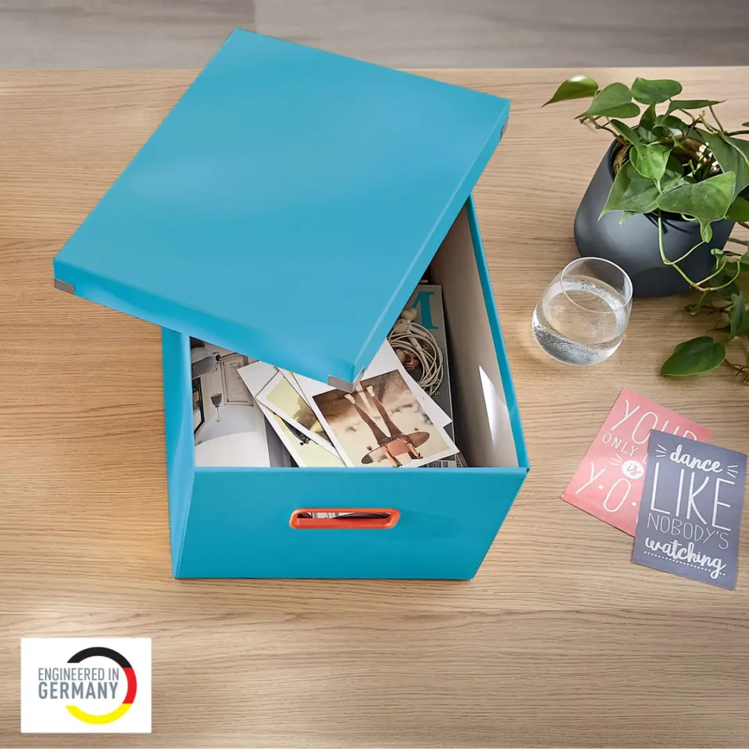 Leitz Cosy Click & Store A4 Opbergdoos 28.1x20x37cm - Sereen Blauw