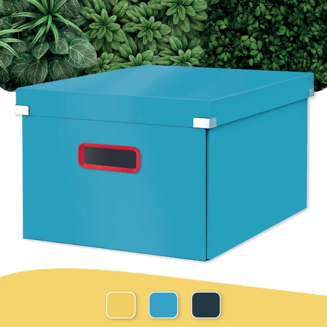 Leitz Cosy Click & Store A4 Opbergdoos 28.1x20x37cm - Sereen Blauw