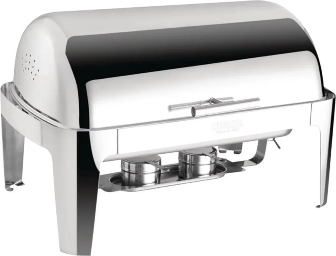 Olympia Madrid Rolltop Chafing Dish - Zilver - afbeelding 6 van 6