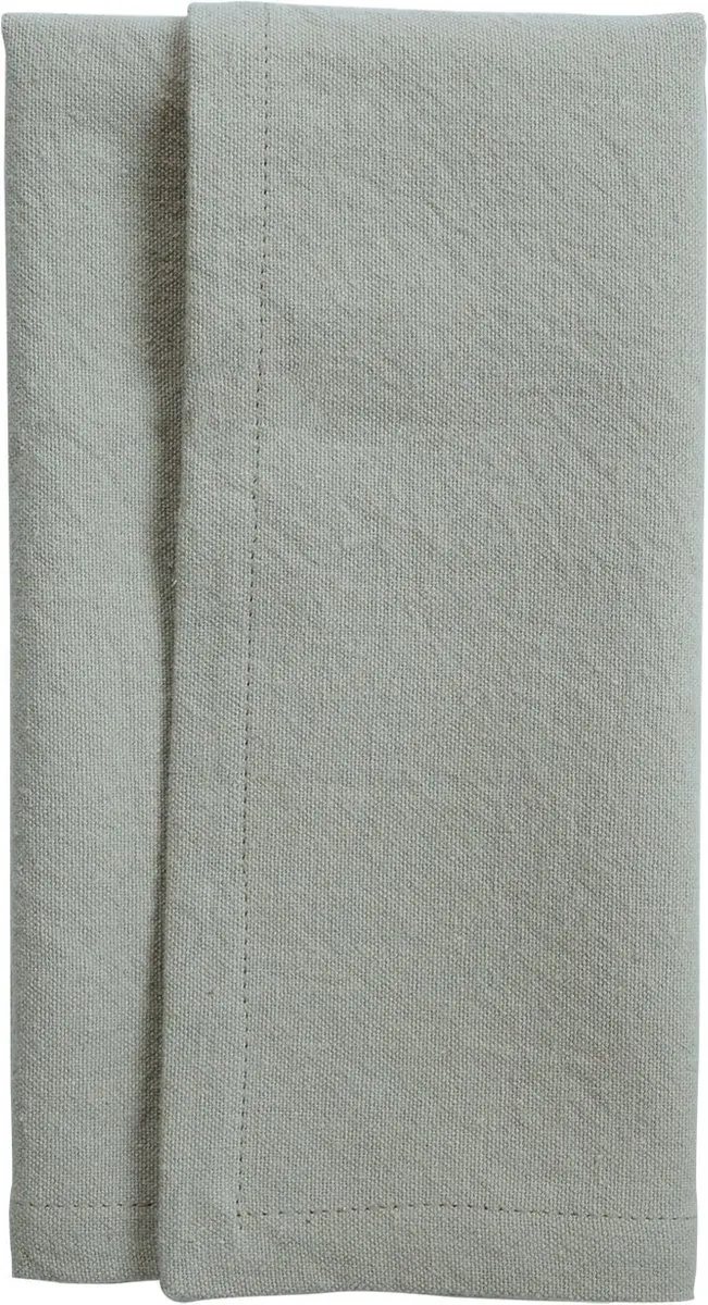Leeff Nora Servetten - Lichtgrijs - Ø30cm - 2 Stuks