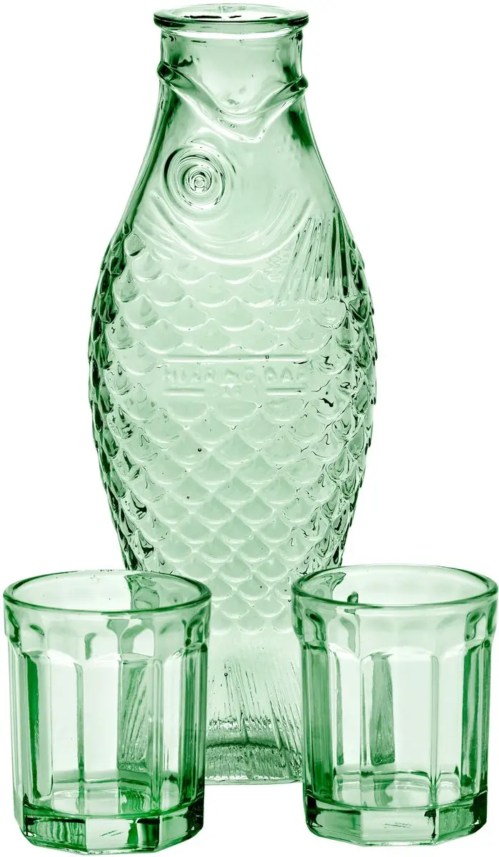 Serax Paola Navone Fish Karaf & Glazen Set