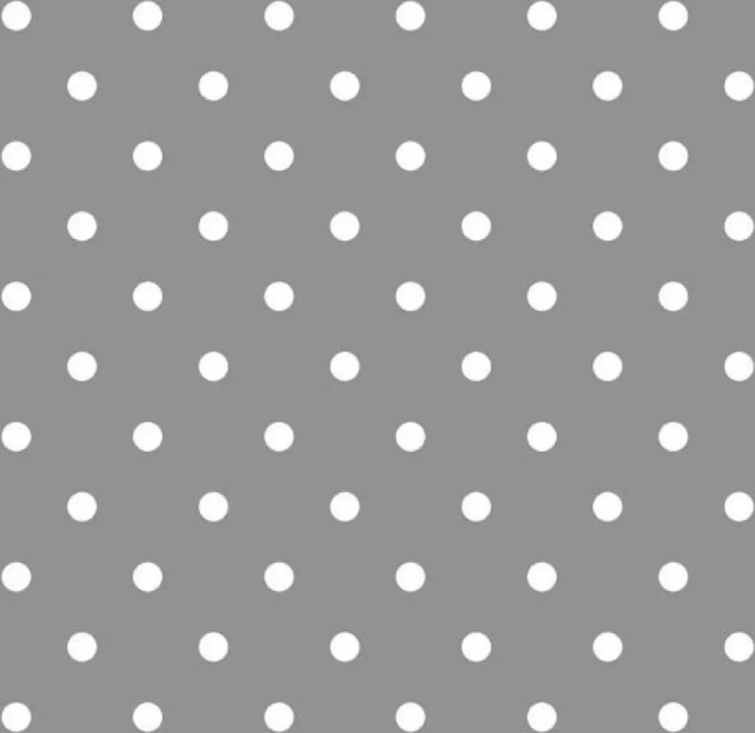 Bellatio Design Tafelzeil Grijs met Witte Stippen 140x180cm