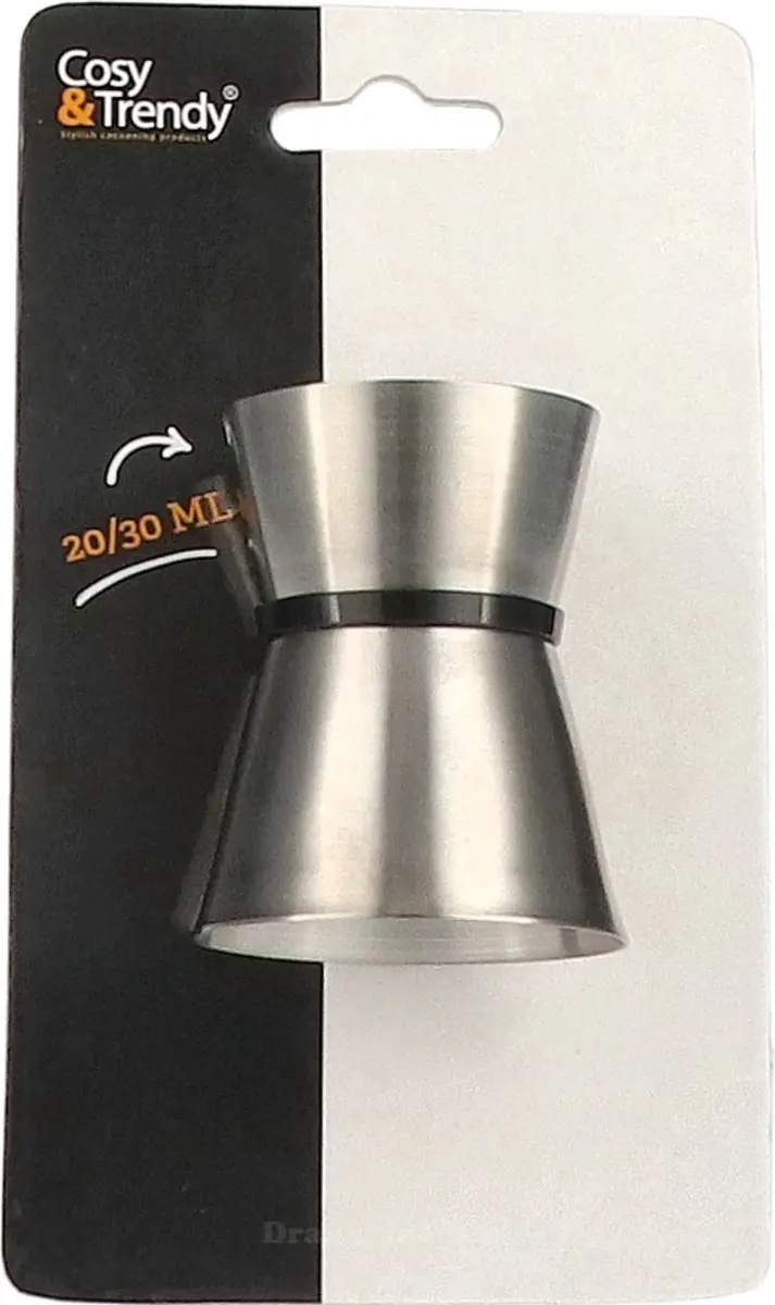 Cosy&Trendy RVS Barmaatje 2/3 cl - Zilver - afbeelding 3 van 4