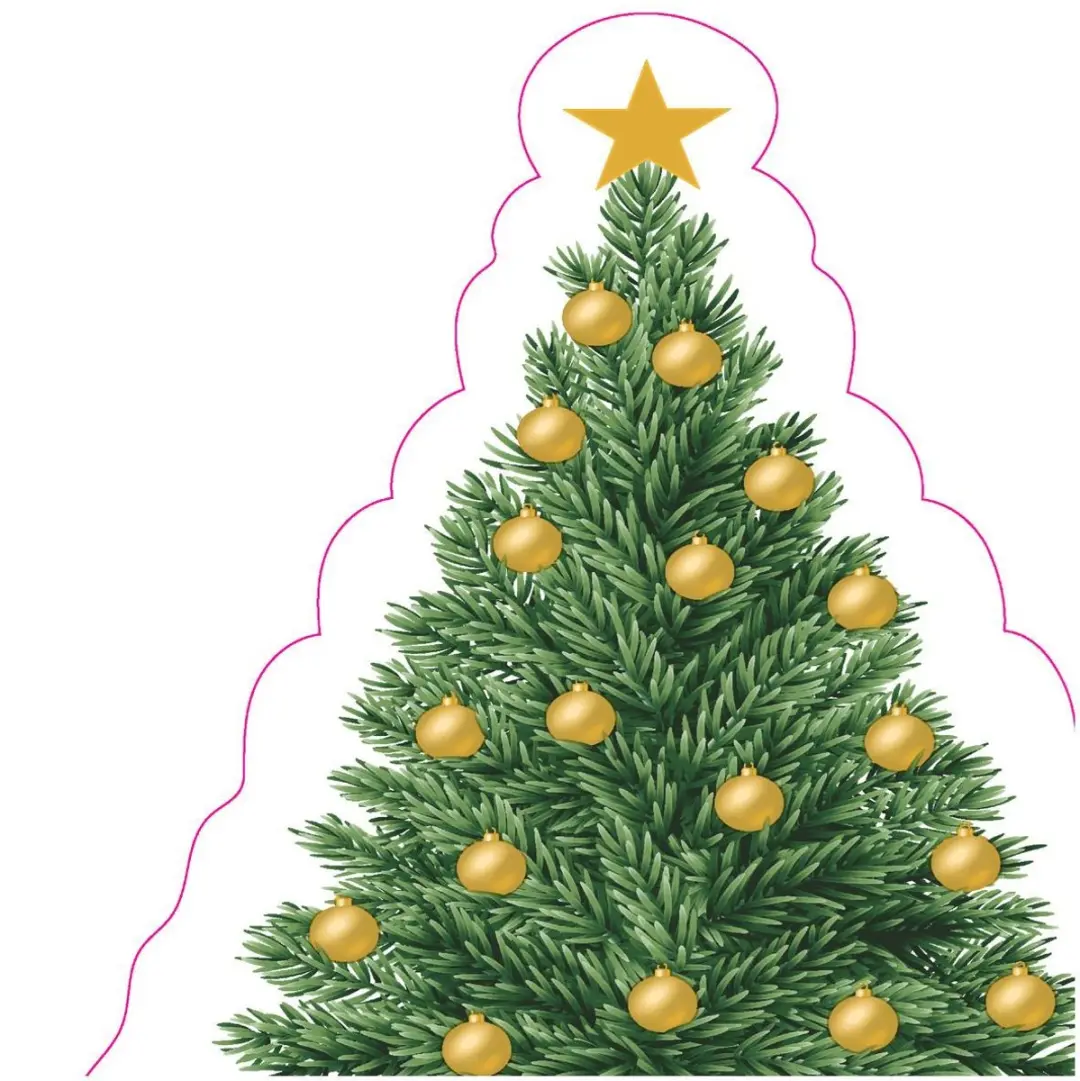 Duni Kerstboom Design Tree Charm Servetten