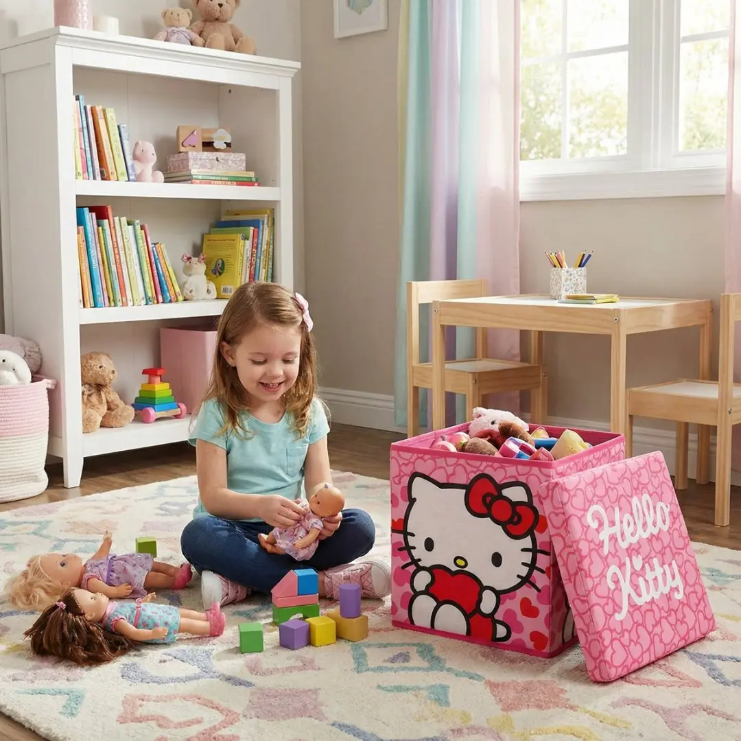 Pokémon Hello Kitty Opbergdoos Roze 30cm