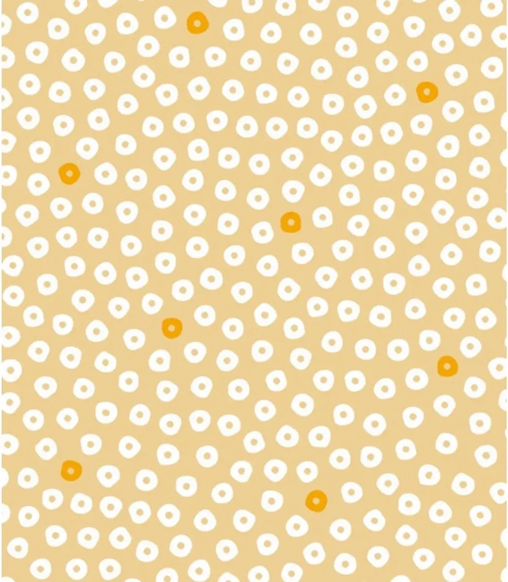 BINK Bedding Tafelkleed Dots Geel 150x140cm