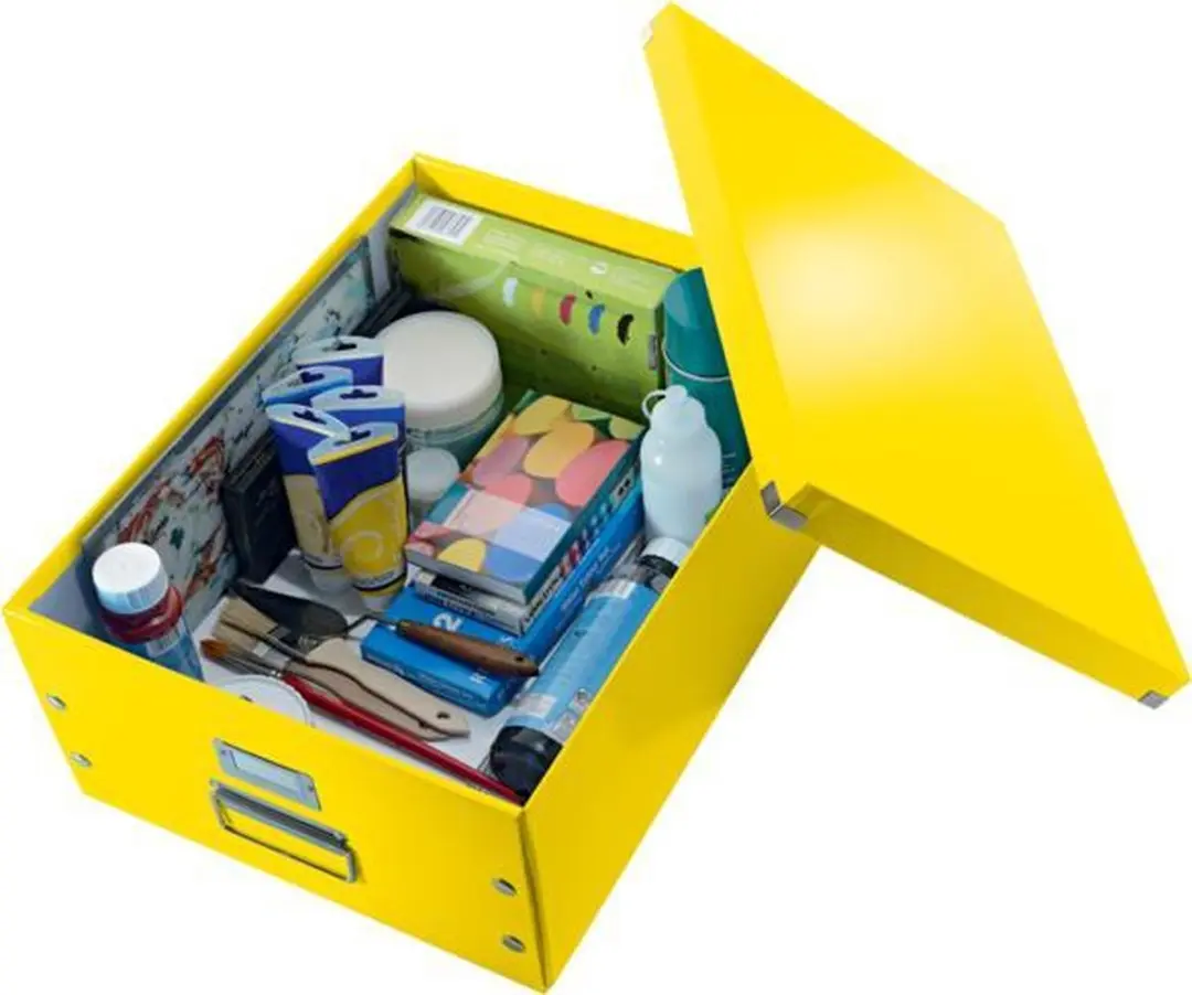 Leitz WOW Click & Store Opbergdoos Geel - A3 Formaat
