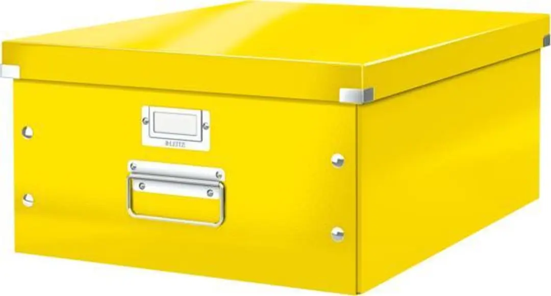 Leitz WOW Click & Store Opbergdoos Geel