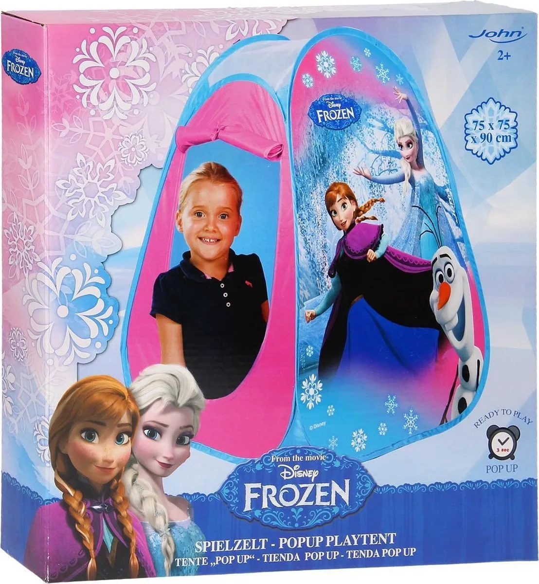 Disney Frozen Pop Up Speeltent - Paars/Blauw - afbeelding 4 van 4