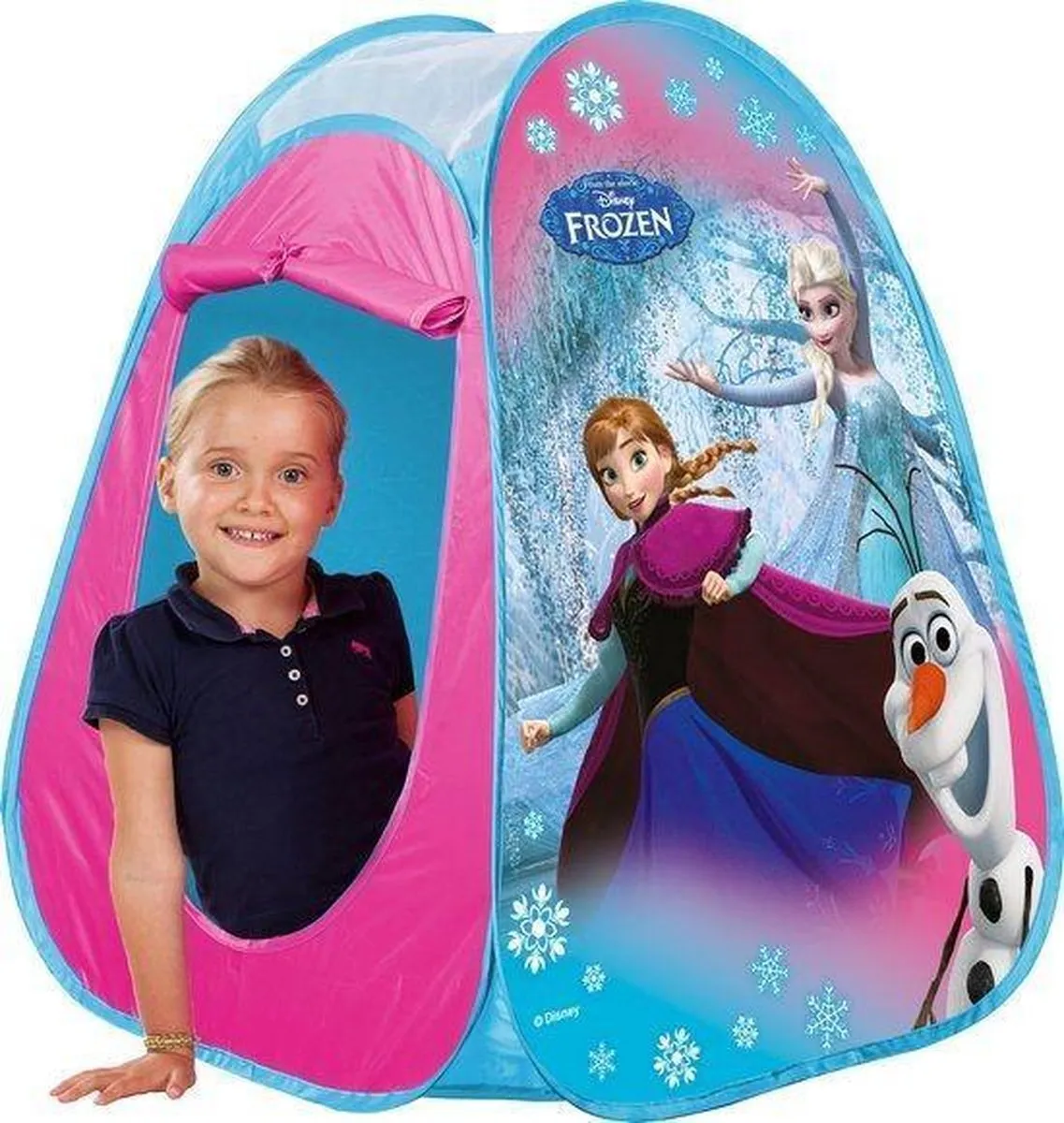 Disney Frozen Pop Up Speeltent - Paars/Blauw - afbeelding 2 van 4