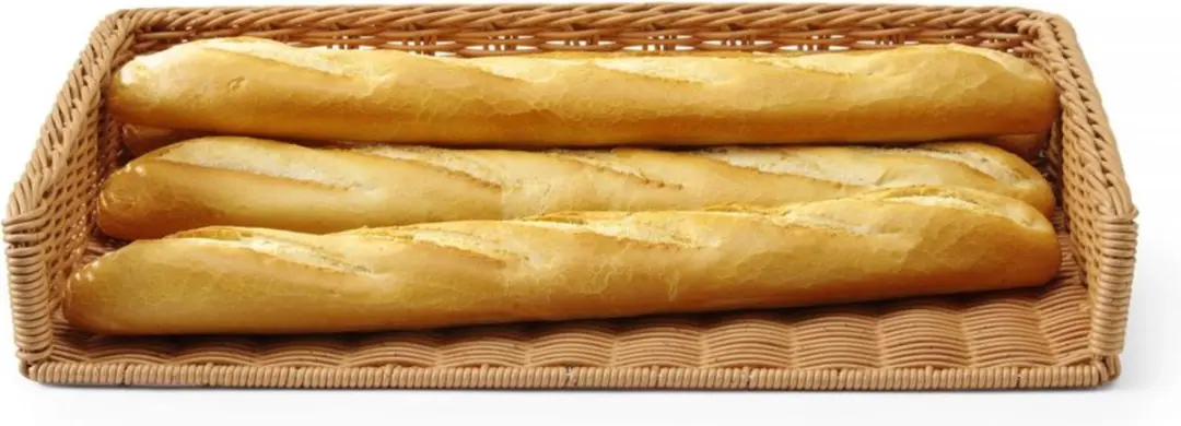 HENDI Brood Displaymand Polyrattan 595x395x105mm - RVS