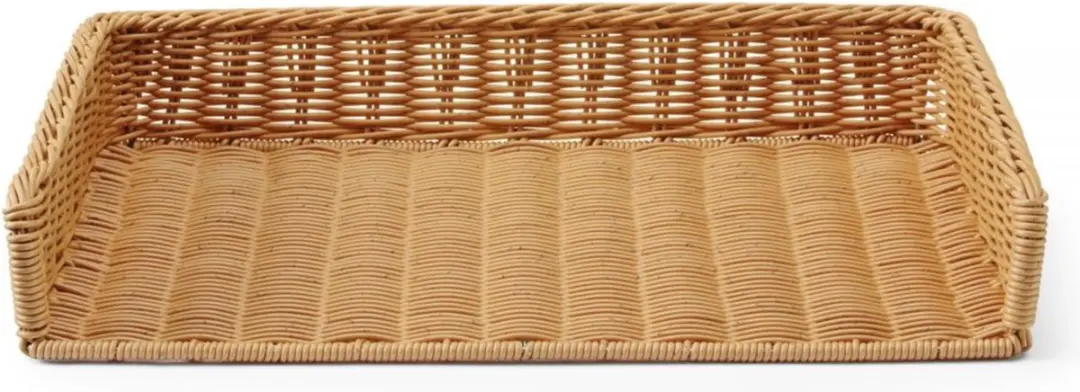 HENDI Brood Displaymand Polyrattan 595x395x105mm - RVS