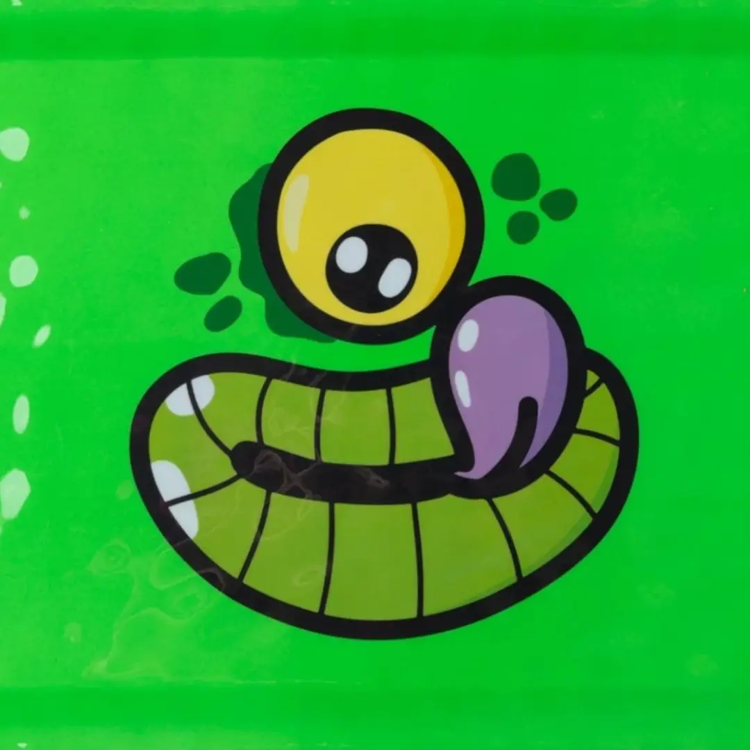 Seletti Monsters Gino Plateau 43x31cm Melamine - Groen