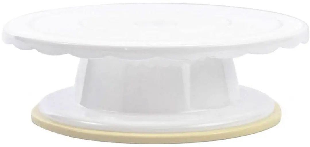 Orion Draaiend Taartplateau 28cm - Wit