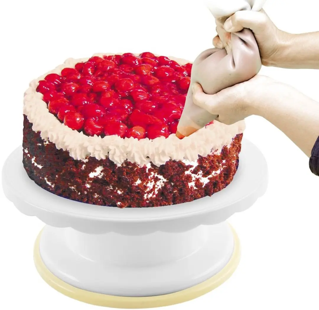 Orion Draaiend Taartplateau 28cm - Wit