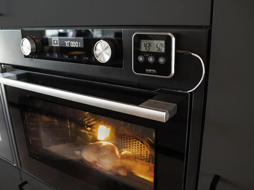 Gusta Grillin' & Chillin' Digitale Thermometer - Zilver