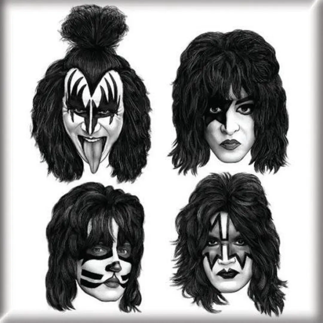 Kiss Graphite Faces Magneet