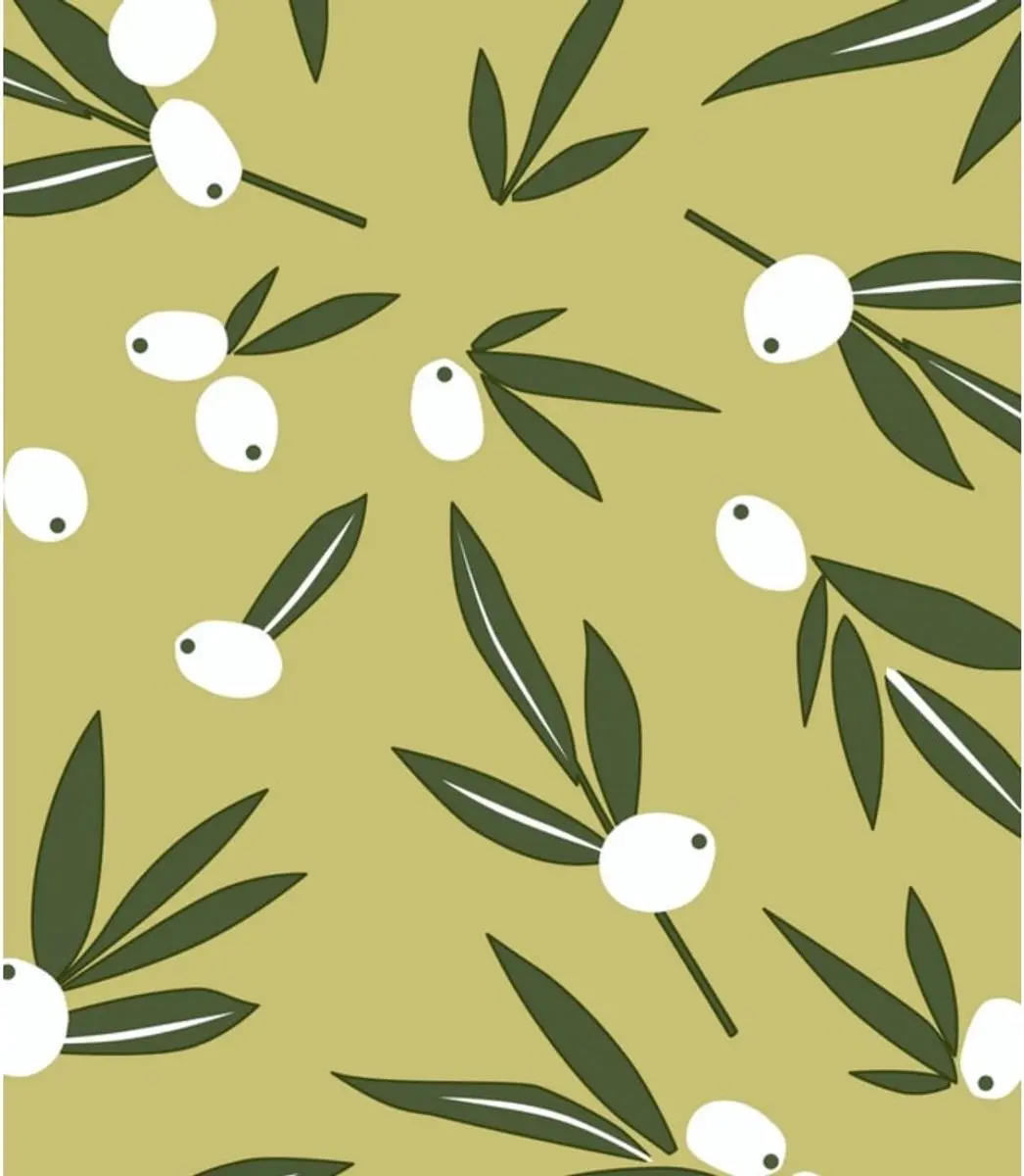 BINK Bedding Tafelkleed Olive Green 500x140cm