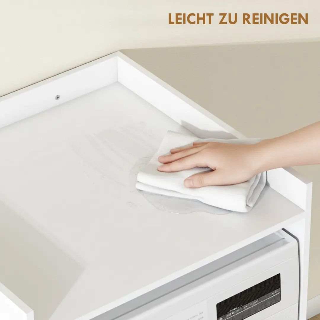 ECTEATOY Wasmachinekast 64x60x97,5cm Wit - MPN 56464156216